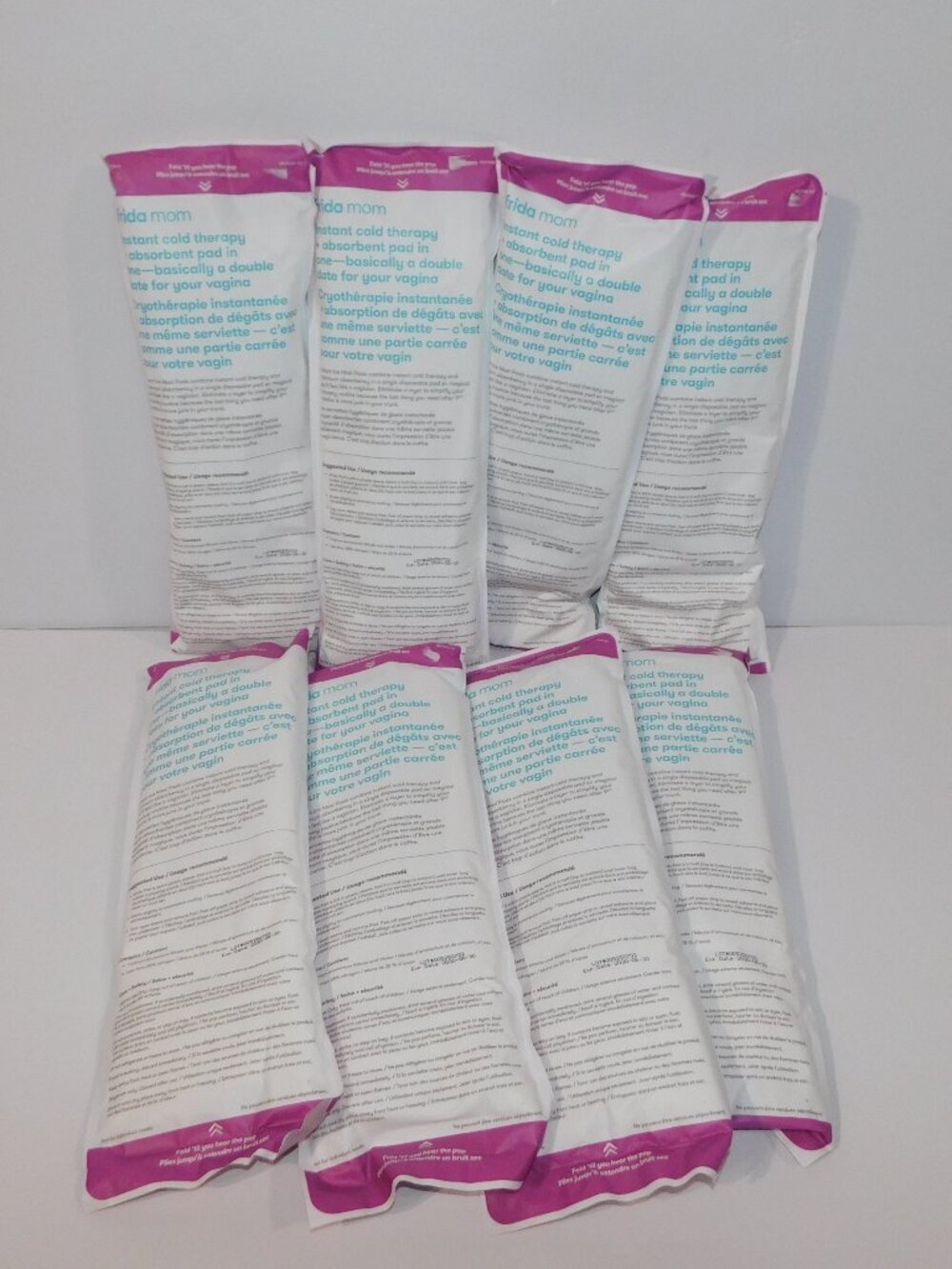 Frida Mom 8 Pack of Instant Ice Maxi Pads Postpartum Recovery NEW